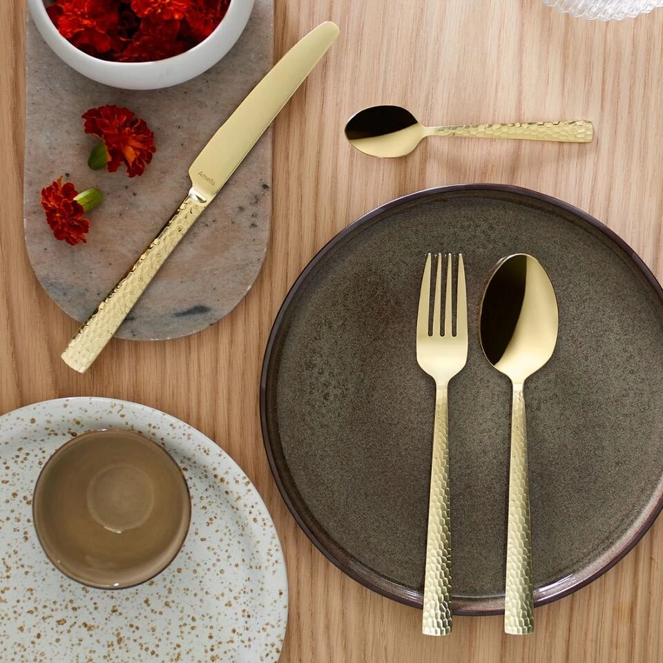 Amefa Felicity - 24-delige Bestekset Voor 6 Personen - Champagne 4 Amefa Felicity - 24-delige Bestekset Voor 6 Personen - Champagne - Afbeelding 2