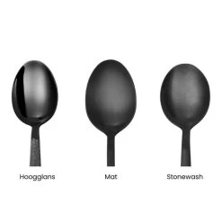 Amefa Austin Frost - 16-delige Bestekset Voor 4 Personen - Mat Zwart -Het originele servies. 1000090549 0103