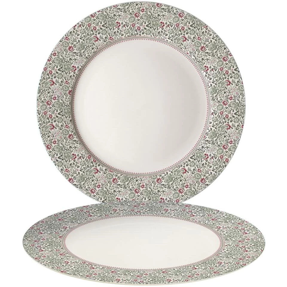 Laura Ashley Giftset 2 Borden Plat 23 Cm 4 Laura Ashley Giftset 2 Borden Plat 23 Cm - Afbeelding 2