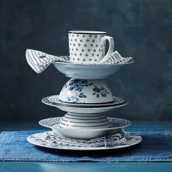 Laura Ashley Giftset 16 Delig Dinnerset -Het originele servies. 1000093062 0103