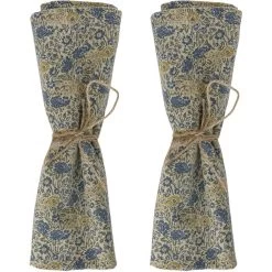 Laura Ashley Set 2 Servetten Daniela Oil Geel -Het originele servies. 1000093064 0101