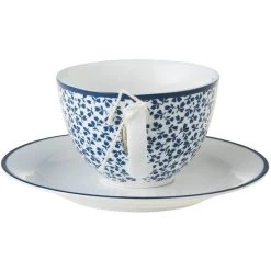 Laura Ashley Kop En Schotel Floris 26 Cl. -Het originele servies. 1000093090 0103