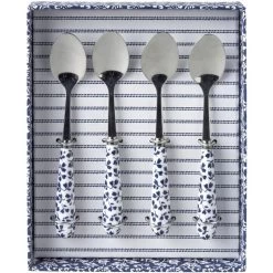 Laura Ashley Giftset 4 Theelepels Floris -Het originele servies. 1000093095 0101