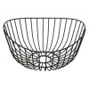 Secret De Gourmet Fruitschaal-fruitmand - Metaal - Zwart - D27 Cm -Het originele servies. 1000093096