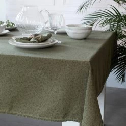 Laura Ashley Tafelkleed Sage Groen Wild Clematis 140x240cm 9 Laura Ashley Tafelkleed Sage Groen Wild Clematis 140x240cm -Het originele servies. 1000093099 0103