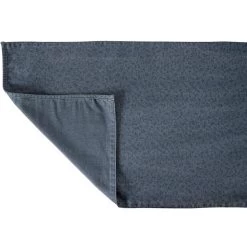 Laura Ashley Tafelloper Blauw Dubbelzijdig Uni/Wild Clematis 40x150cm -Het originele servies. 1000093100 0101