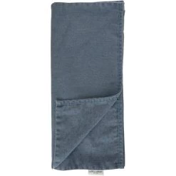 Laura Ashley Tafelloper Blauw Dubbelzijdig Uni/Wild Clematis 40x150cm -Het originele servies. 1000093100 0103