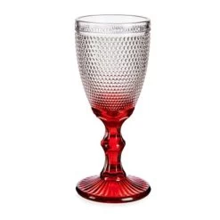 Vivalto - Luxe Wijnglazen Monaco Serie Set 6x Op Gouden Voet 240 Ml -Het originele servies. 1000093168 0101