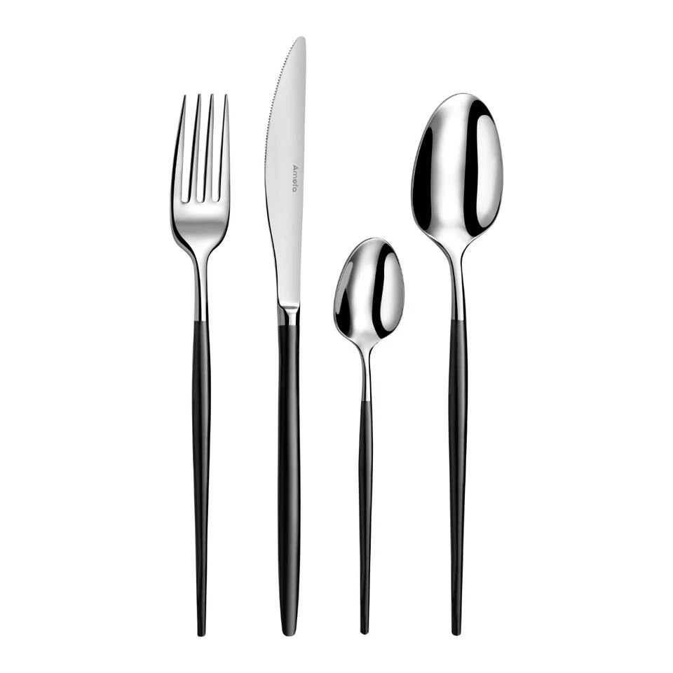 Amefa Soprano - 16-delige Bestekset Voor 4 Personen - Zwart 3 Amefa Soprano - 16-delige Bestekset Voor 4 Personen - Zwart