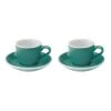 Egg Espressokop Met Schotel - Set Van 2 - 80ml - Groenblauw 1 Egg Espressokop Met Schotel - Set Van 2 - 80ml - Groenblauw -Het originele servies. 1000093495