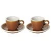 Egg Espressokop Met Schotel - Set Van 2 - 80ml - Caramel 1 Egg Espressokop Met Schotel - Set Van 2 - 80ml - Caramel -Het originele servies. 1000093502