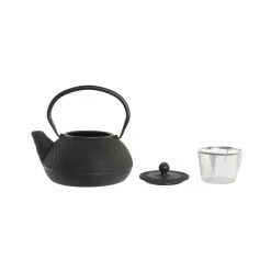 Items Kitchen Theepot Oriental - Gietijzer - 1300 Ml - Antiek Zwart -Het originele servies. 1000095081 0101