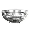 Metalen Draadmand Fruitschaal - Zwart - Rond - 28 X 12 Cm -Het originele servies. 1000095084