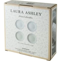 Laura Ashley Giftset 4 Borden Irregular 20 Cm -Het originele servies. 1000096451 0102