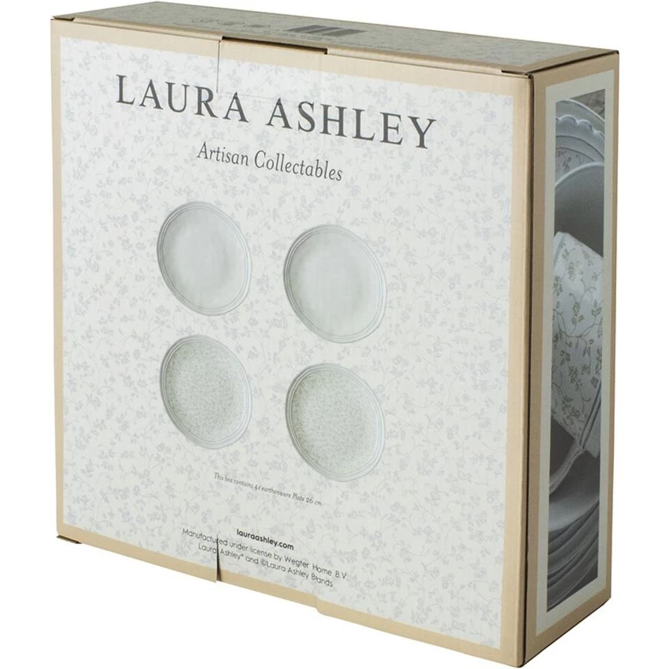 Laura Ashley Giftset 4 Borden 23 Cm 5 Laura Ashley Giftset 4 Borden 23 Cm - Afbeelding 3