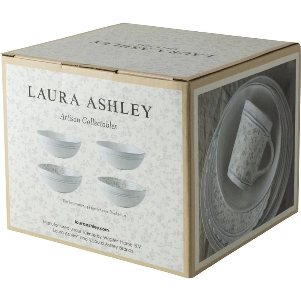 Laura Ashley Giftset 4 Kommen 16 Cm 5 Laura Ashley Giftset 4 Kommen 16 Cm - Afbeelding 3