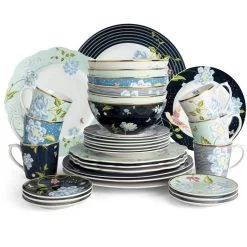 Laura Ashley Set 36 Delig Servies Assorti -Het originele servies. 1000096466 0101