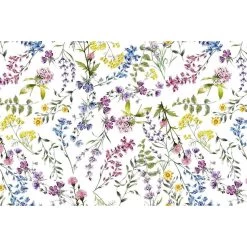 PVC Tafelzeil Bloemen - 140 X 200 Cm -Het originele servies. 1000096605 0102