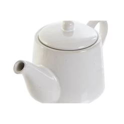 Items Theepot - Van Wit Porselein - 1100 Ml - Met Handvat -Het originele servies. 1000096724 0101