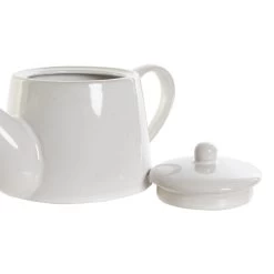 Items Theepot - Van Wit Porselein - 1100 Ml - Met Handvat -Het originele servies. 1000096724 0102