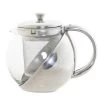 Items Theepot - Glas - RVS - 600 Ml - Met Filter En Handvat -Het originele servies. 1000098281