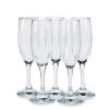 Pasabahce Prosecco/Champagneglazen - Glas - Set 6x Stuks - 190 Ml