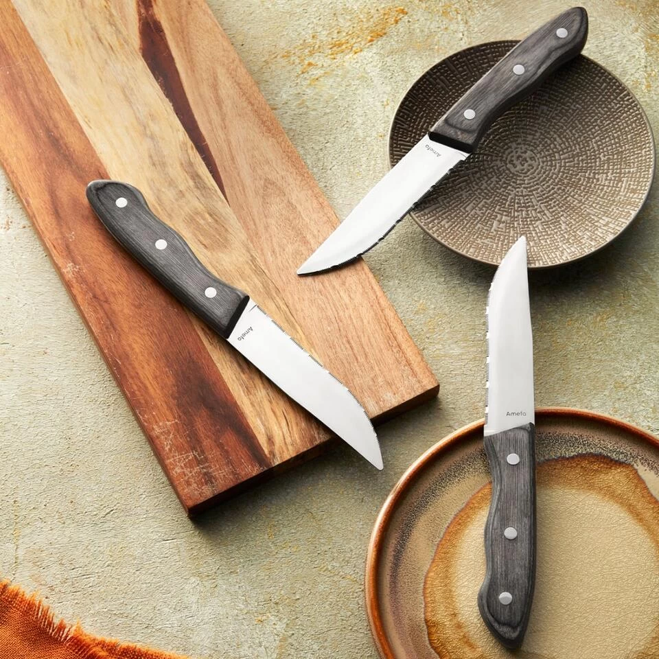 Amefa Steakmessen 3 St Hercule 4 Amefa Steakmessen 3 St Hercule - Afbeelding 2