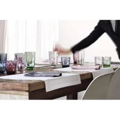 Bormioli Rocco Diamond Longdrinkglas - 47 Cl - Blauw - Set-6 -Het originele servies. 1340047052 0101