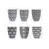 Cosy&Trendy Nikko Black Kopje - 25 Cl - Set-6 -Het originele servies. 1465167667