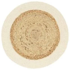 VidaXL Placemats 4 St Rond 38 Cm Jute En Katoen Natuurlijk -Het originele servies. 14aa59de71ad4fd59479d45995ca6c80