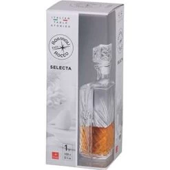 Bormioli Rocco Selecta Whiskey Karaf - 1 Liter -Het originele servies. 1765282753 0103