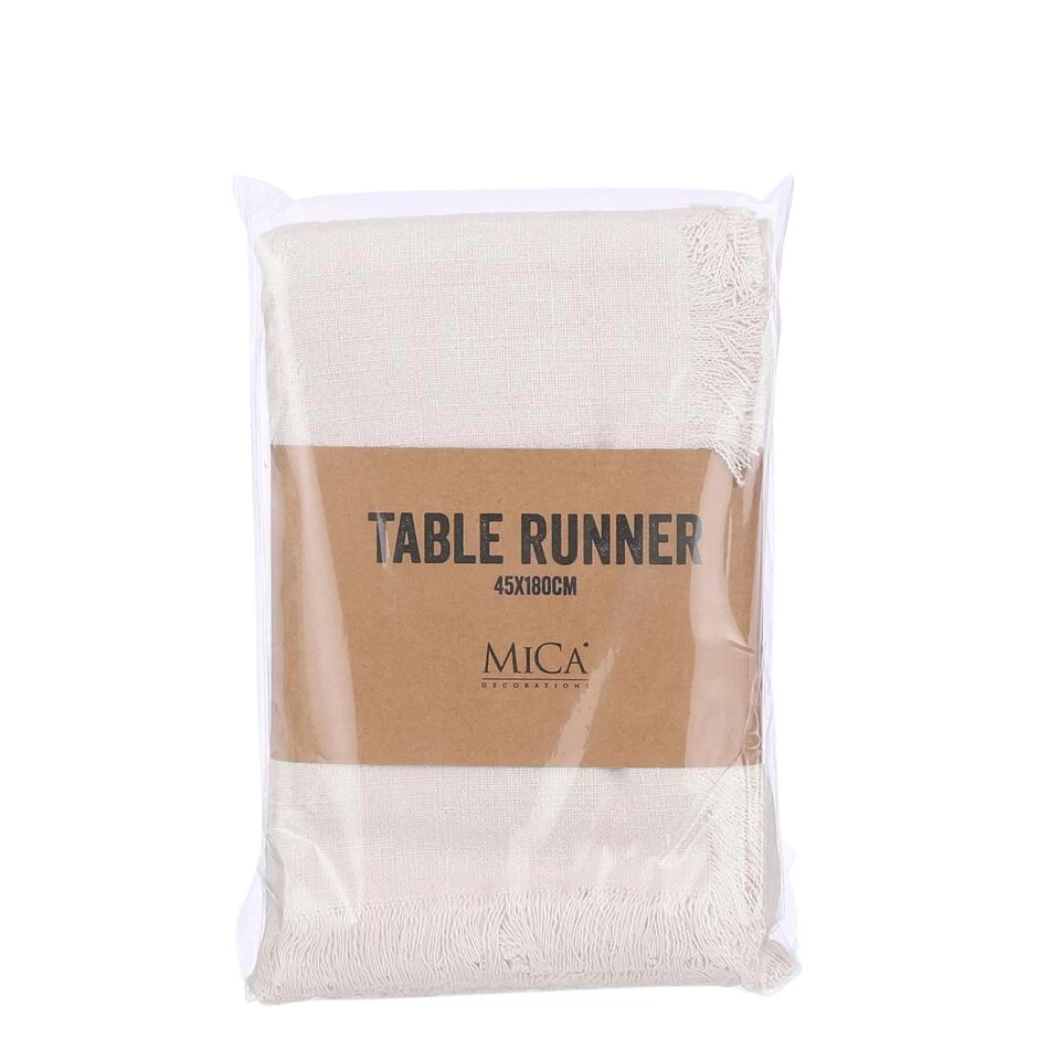 Mica Decorations Xavie Tafelloper Off White 6 Mica Decorations Xavie Tafelloper Off White - Afbeelding 4