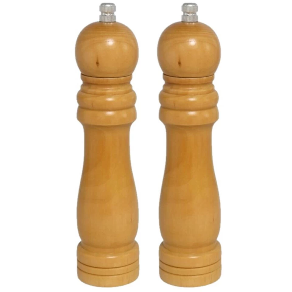 Gerim Peper- / Zoutmolen - Hout - 20 Cm 4 Gerim Peper- / Zoutmolen - Hout - 20 Cm - Afbeelding 2