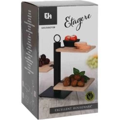 Excellent Houseware - 3-laagse Etagere - Bamboe - 27 Cm - Serveertray 5 Excellent Houseware - 3-laagse Etagere - Bamboe - 27 Cm - Serveertray -Het originele servies. 28a771ac8cde417baddf52c89b6ae13b