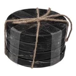 Secret De Gourmet Onderzetters Voor Glazen - 4 Stuks - Marmer - Zwart 7 Secret De Gourmet Onderzetters Voor Glazen - 4 Stuks - Marmer - Zwart -Het originele servies. 38a956fba5d14cf181fce214f9204187