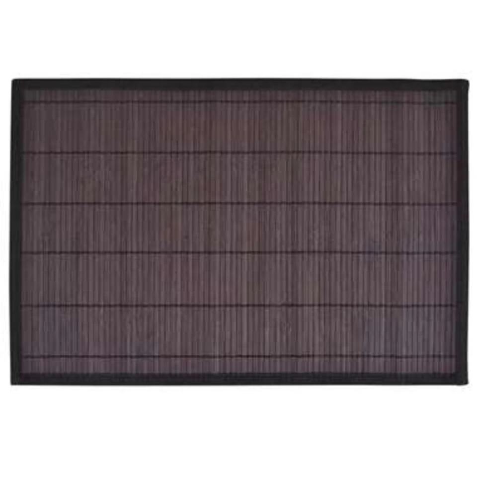 VIDAXL 6 Placemats Bamboe 30 X 45 Cm Donkerbruin 4 VIDAXL 6 Placemats Bamboe 30 X 45 Cm Donkerbruin - Afbeelding 2