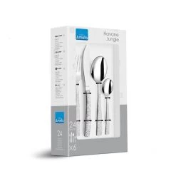 Amefa 24-delige Bestekset Havane Jungle -Het originele servies. 3d21e10485e44140be58baaf1cc308e4