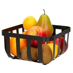 Excellent Houseware Fruitmand - Metaal - Zwart - 20 X 20 Cm 7 Excellent Houseware Fruitmand - Metaal - Zwart - 20 X 20 Cm -Het originele servies. 5a89b0686a9549be976a6d27f822687e