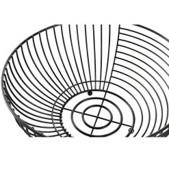 Metalen Draadmand Fruitschaal - Zwart - Rond - 28 X 12 Cm -Het originele servies. 6088d724e376441dbb3e8ffc5ad9b038