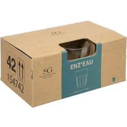 Secret De Gourmet Water/sap Glazen - 6 St - 210 Ml - Enzeau -Het originele servies. 6176cbb0ed9a4a22b69f7f32e15c492d