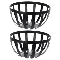 Excellent Houseware Fruitmand-fruitschaal - Metaal - Zwart - D25 Cm 7 Excellent Houseware Fruitmand-fruitschaal - Metaal - Zwart - D25 Cm -Het originele servies. 67749953b1b54389a1dff2eca47e5357