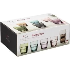 Secret De Gourmet Water/sap Glazen - 6 St - 280 Ml - Rodrig -Het originele servies. 6a09f1852eb742abb87076238a75403e