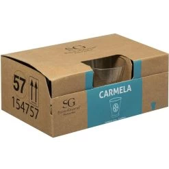 Secret De Gourmet Tumbler Glazen - 6 St - 340 Ml - Carmela -Het originele servies. 6e27532ed41f494a98789b8d7fc62433