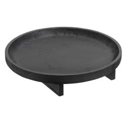 Dienblad Xam - Zwart - 7xØ35 Cm