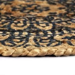 VidaXL Placemats 6 St Rond 38 Cm Jute Donkerblauw -Het originele servies. 7bfca39ee95c4914a1d0b11fc3b3b2bc