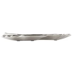 Beliani Decoratieve Schaal PALENQUE - Zilver Aluminium -Het originele servies. 948b260462db40c3b08394150be41d48