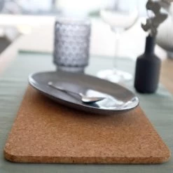 Zeller Placemat - 2 Stuks - Bruin - Kurk - 30 X 20 -Het originele servies. 95145d40a93d4b2c8a41c1188718a3db