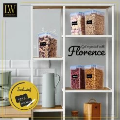 LW Collection Voorraadpotten 12 Stuks Met Stickers 1.6L 9 LW Collection Voorraadpotten 12 Stuks Met Stickers 1.6L -Het originele servies. 95921707047f40abb298408d79b2f4dc