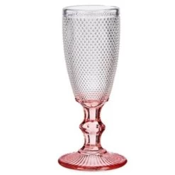 Vivalto - Luxe Champagneglazen Monaco Serie Set 6x Op Roze Voet 180 Ml -Het originele servies. 9ee981689a8545c4ac50ccfe49841a5c