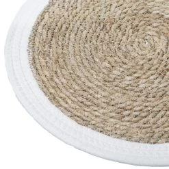 Secret De Gourmet Placemat - Zeegras Wit - Rond - 39 Cm -Het originele servies. a73eb0b8b5b64f449132d029e9437722